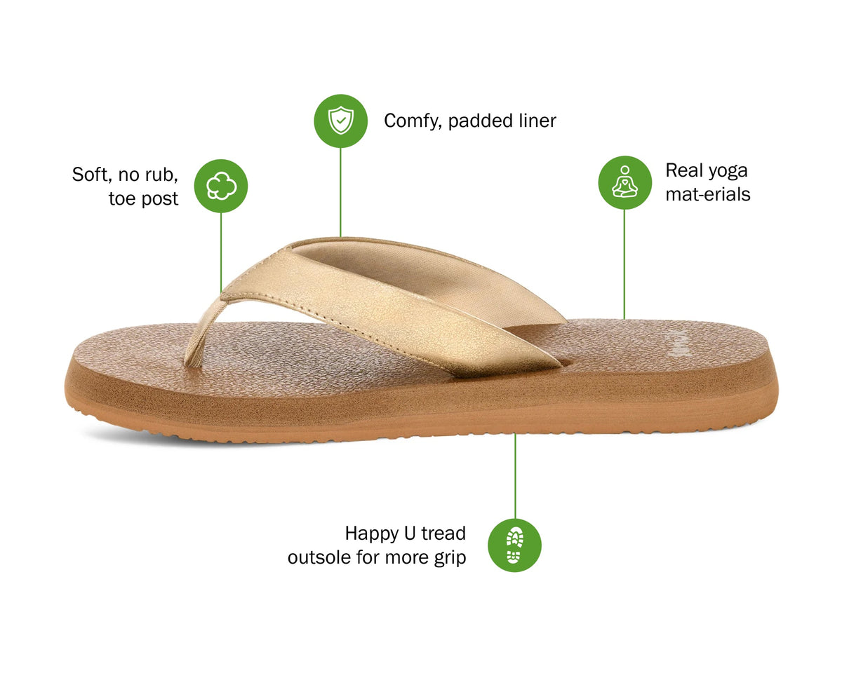 Yoga Mat II Metallic - Women's Lightweight Sandals & Flip-Flops | Sanuk
