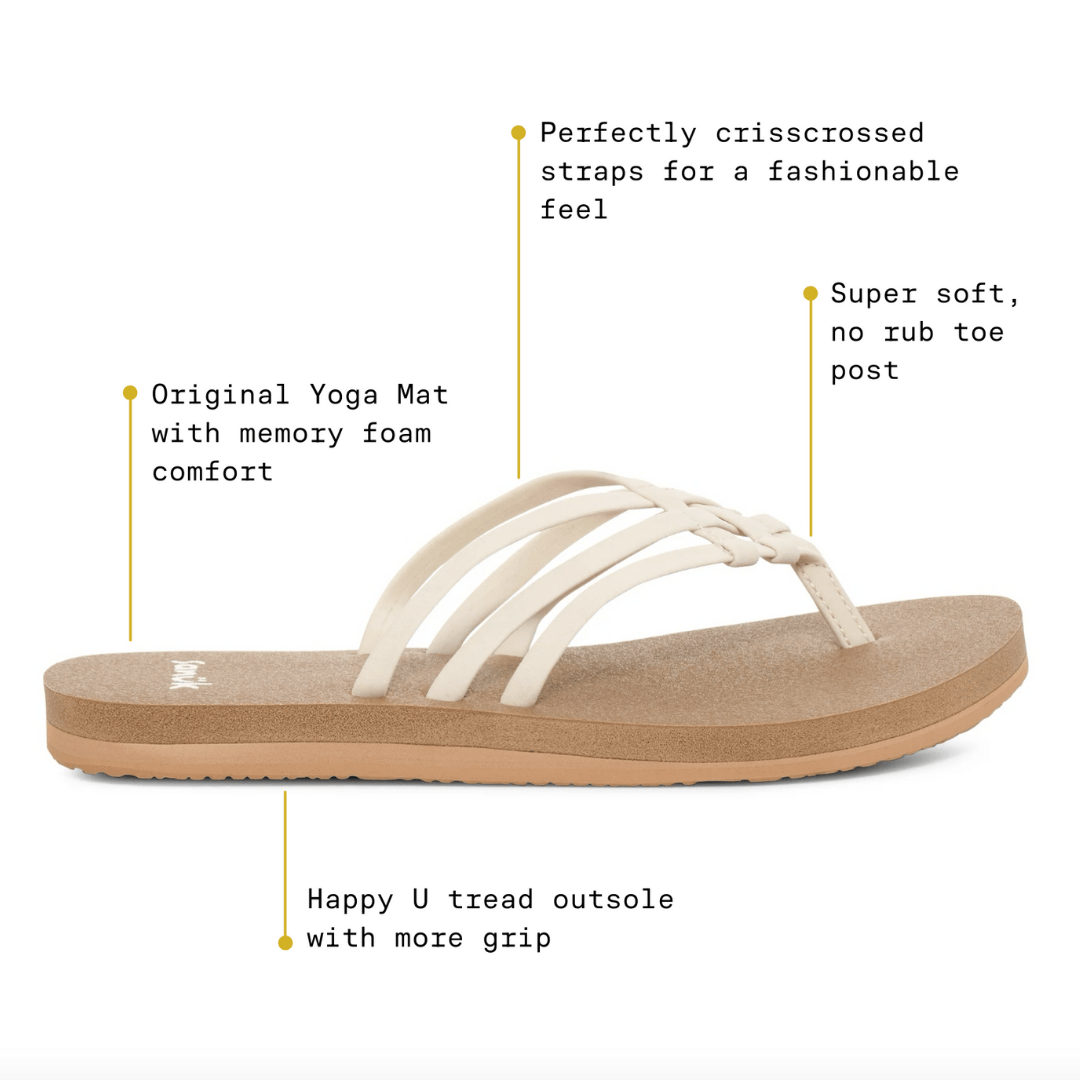 Yoga Sandy II Sparkle - Women's Flip-Flops and Sandals | Sanuk
